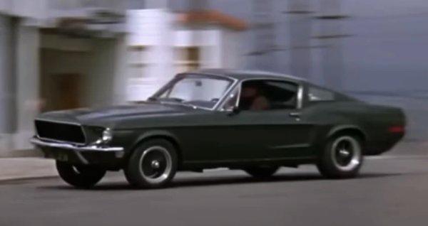 Най-известният филмов автомобил на всички времена от който и да е производител може би е Mustang от 1968 г., управляван от детектива от Сан Франциско - Франк Булит (Стив Маккуин). "Bullitt" е пуснат същата година. Маккуин име добре документирана любов към състезанията и участва в &bdquo;12-те часа на Себринг&ldquo;. Той кара Mustang в голяма част от филма, включително по време на части от епична сцена на преследване по хълмистите улици на живописния град. Бързото купе Highland Green от филма е закупено през 1974 г. със само 19 000 мили на километража от Боб Кирнан, който отговаря на малка обява в Road and Track. 

Маккуин всъщност се опитва да купи колата обратно три години по-късно, но семейство Кирнан я използва като ежедневен автомобил. Боб  отказва, но проблеми със съединителя закотвят легендата в неговия гараж в Тенеси през 1980 г. Синът Шон се ражда година по-късно и израсва със страстта на баща си към колите. Двамата планират да възстановят митичния Mustang, но Боб умира. Шон, който работи като продавач на автомобилни бои, разкрива пред шефа си Кейси Уолъс, че притежава известния Ford. Двамата работят за потвърждаване на автентичността на колата и тя е продадена чрез Mecum Auctions през 2020 г. за 3,74 милиона долара!
